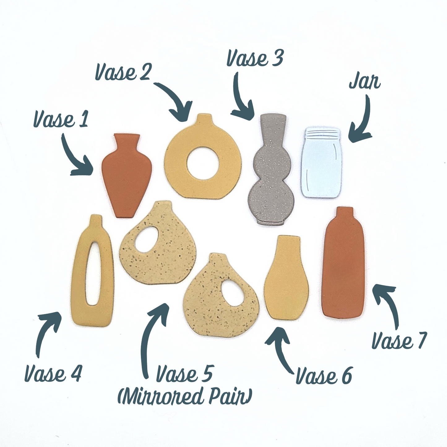 Vase Polymer Clay Cutters