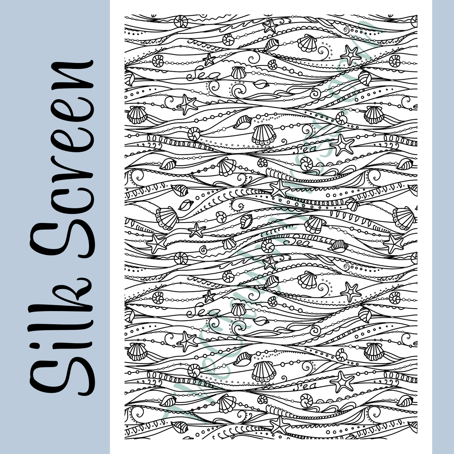 Whimsical Waves Silk Screen