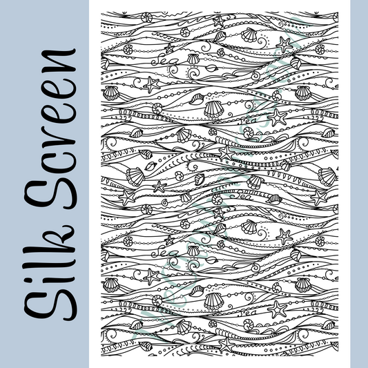 Whimsical Waves Silk Screen