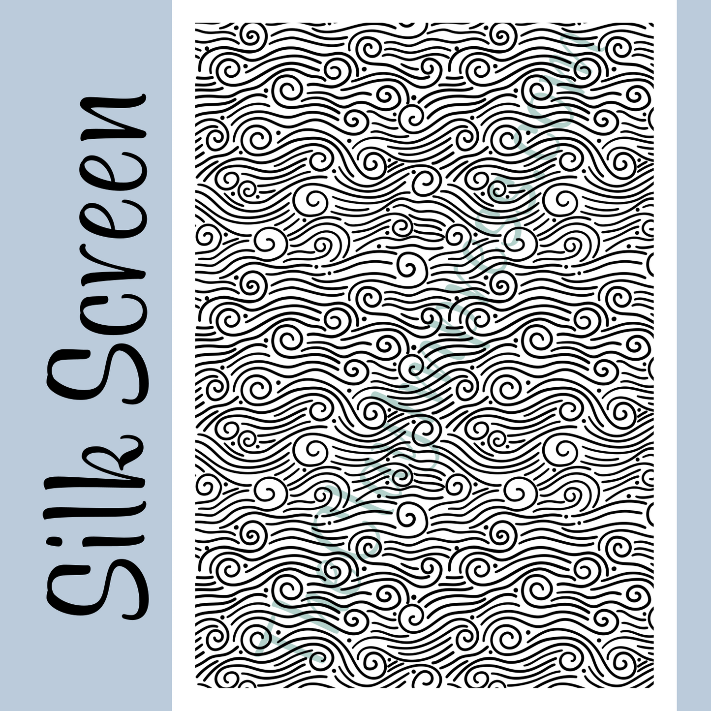 Whirling Waters Silk Screen