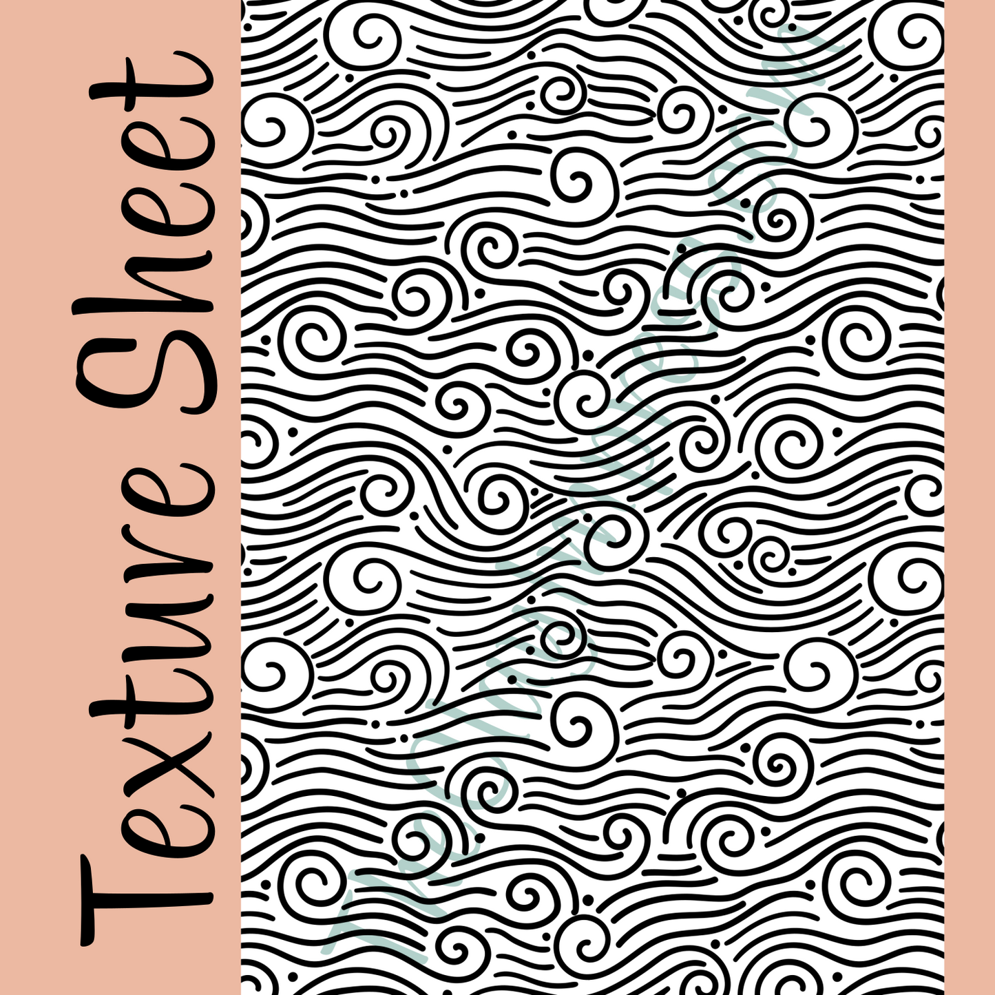 Whirling Waters Texture Sheet
