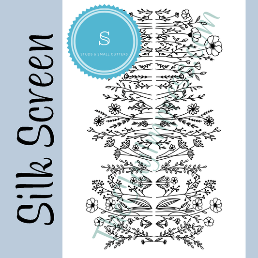 Wildflowers Silk Screen