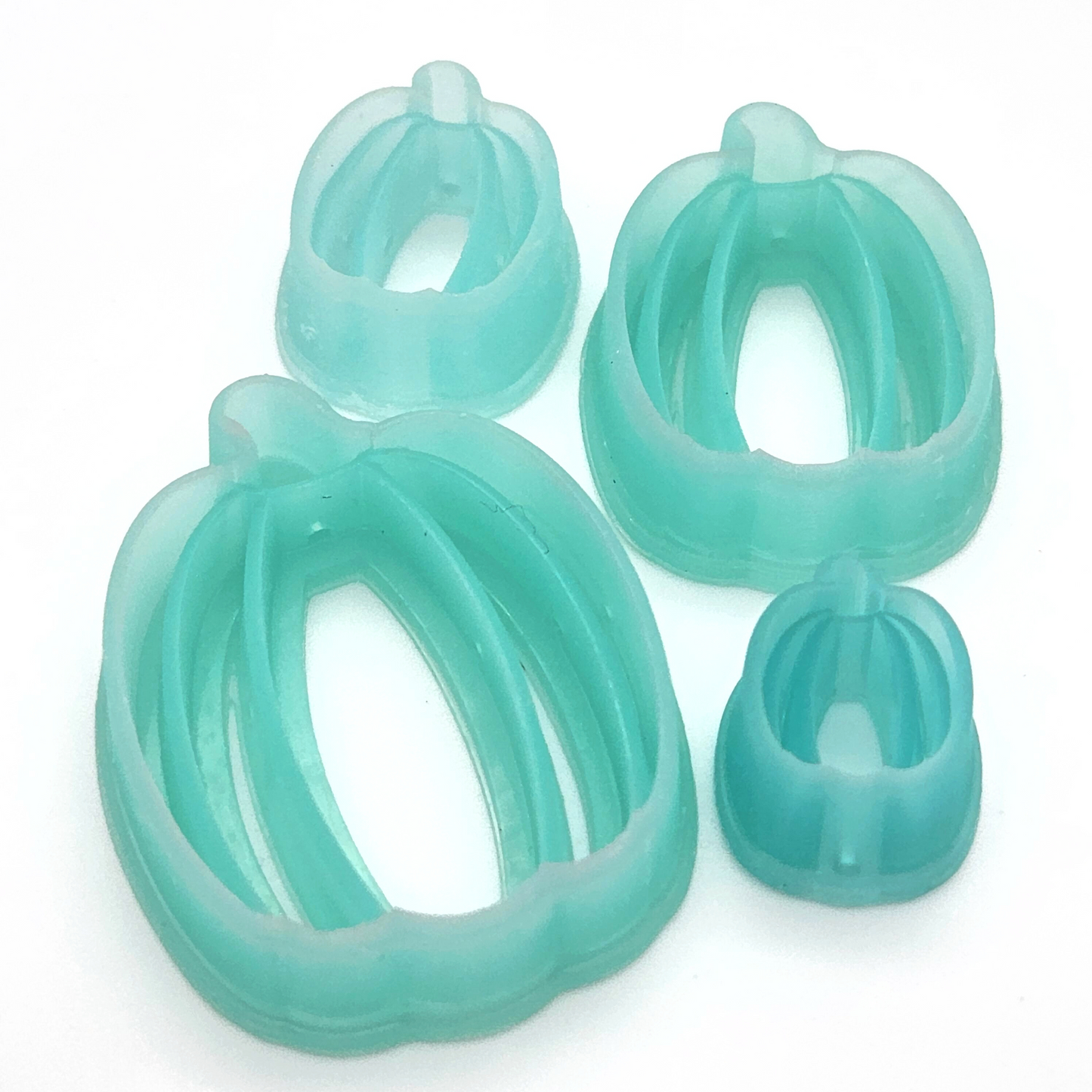 3D Printed Resin Fall Autumn Tall Gourd Pumpkin Squash Shape Polymer Clay Sharp Edge Cutter