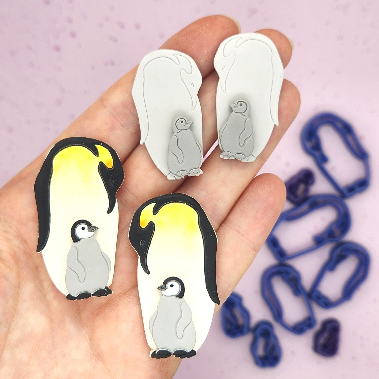 Penguin & Baby - Mirrored Set