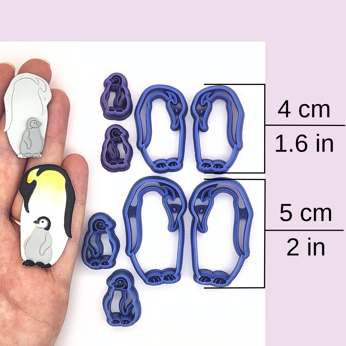 Penguin & Baby - Mirrored Set