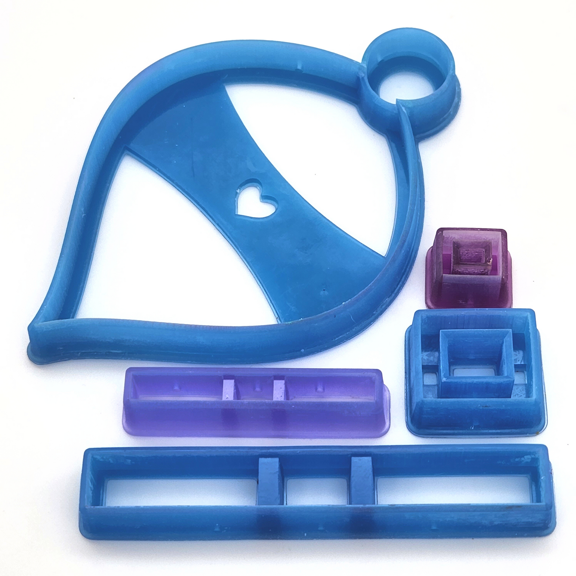 3D Printed Santa Belt Ornament Polymer Clay Cutter