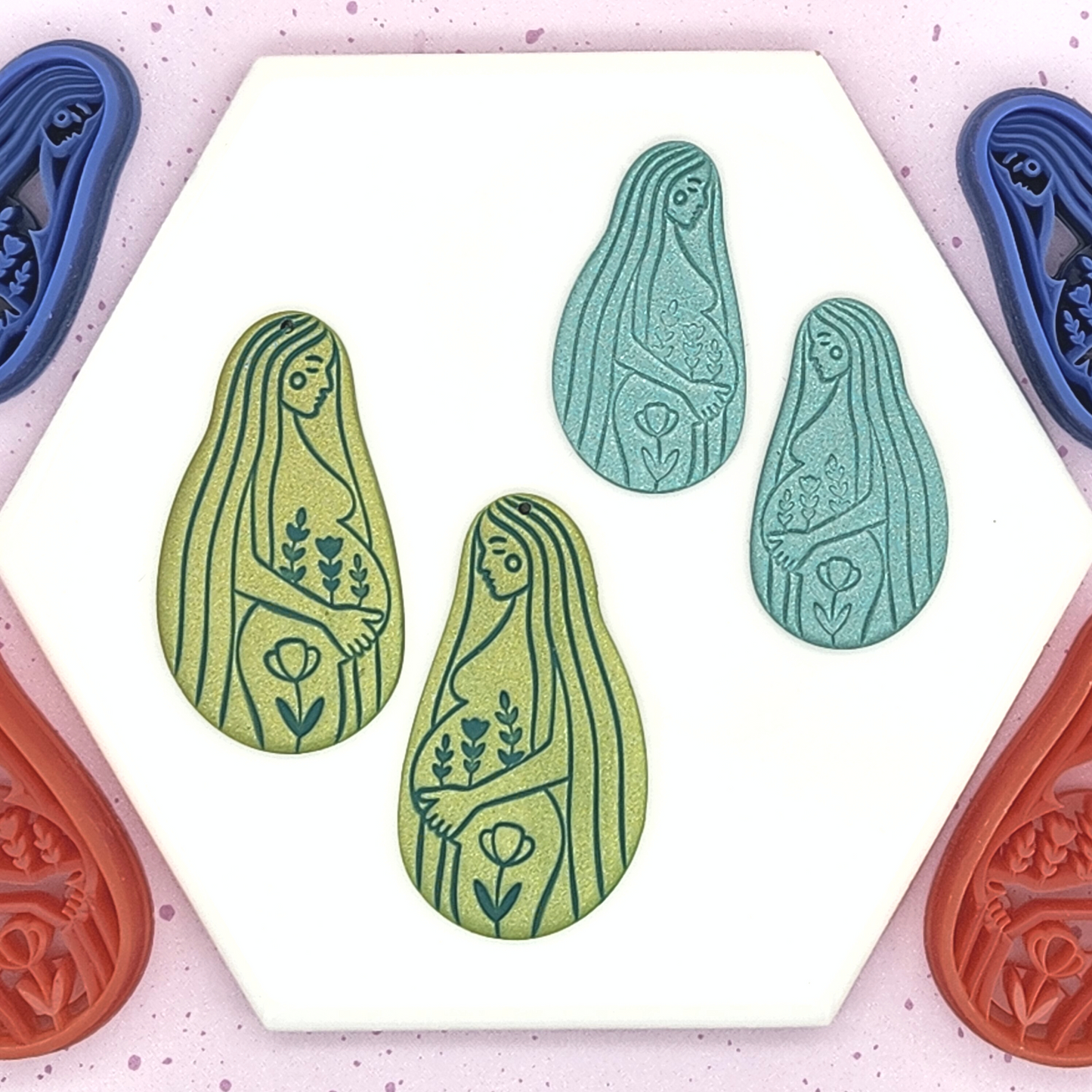Mother Goddess - Mirrored Pair