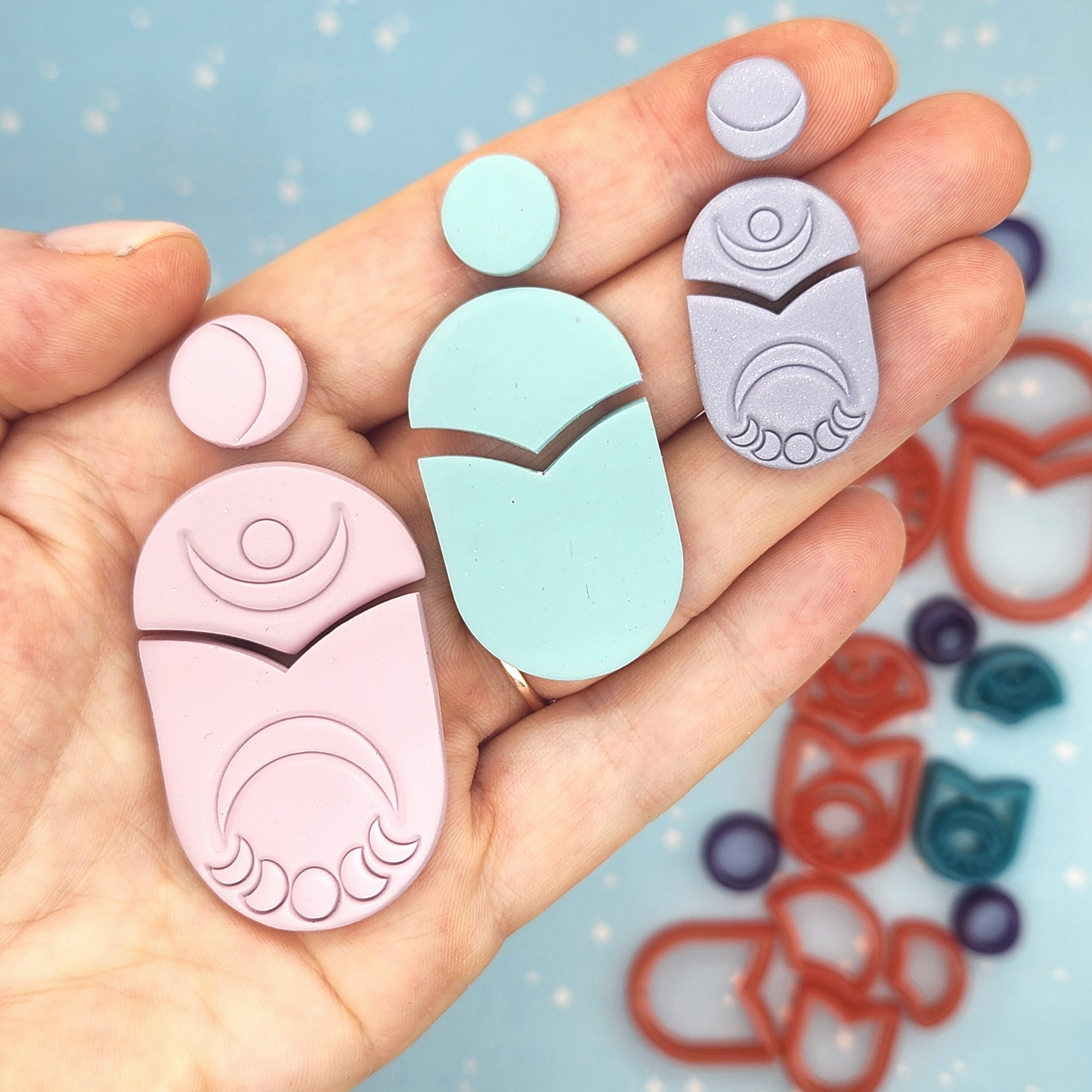 Levana Lunar Dangle Set