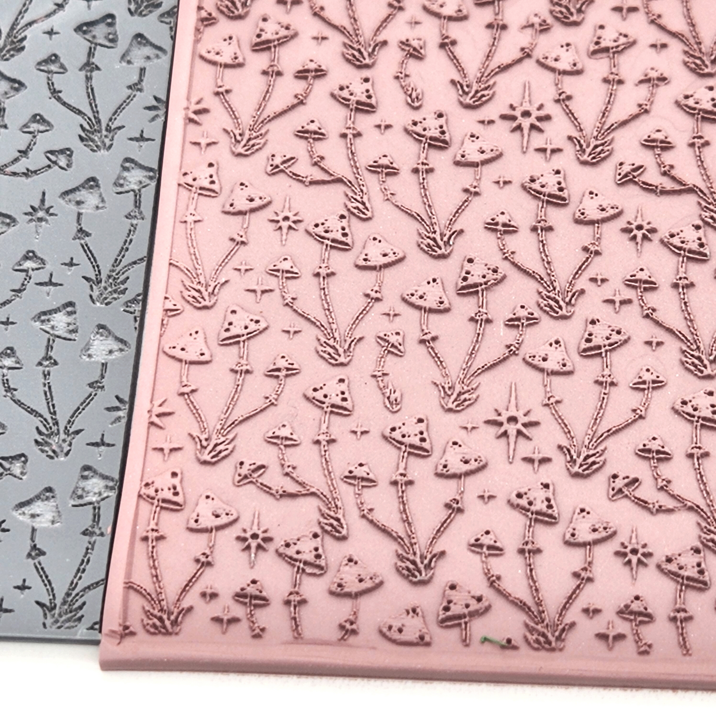 Actual Magick Mushrooms Texture Sheet Details on Polymer Clay