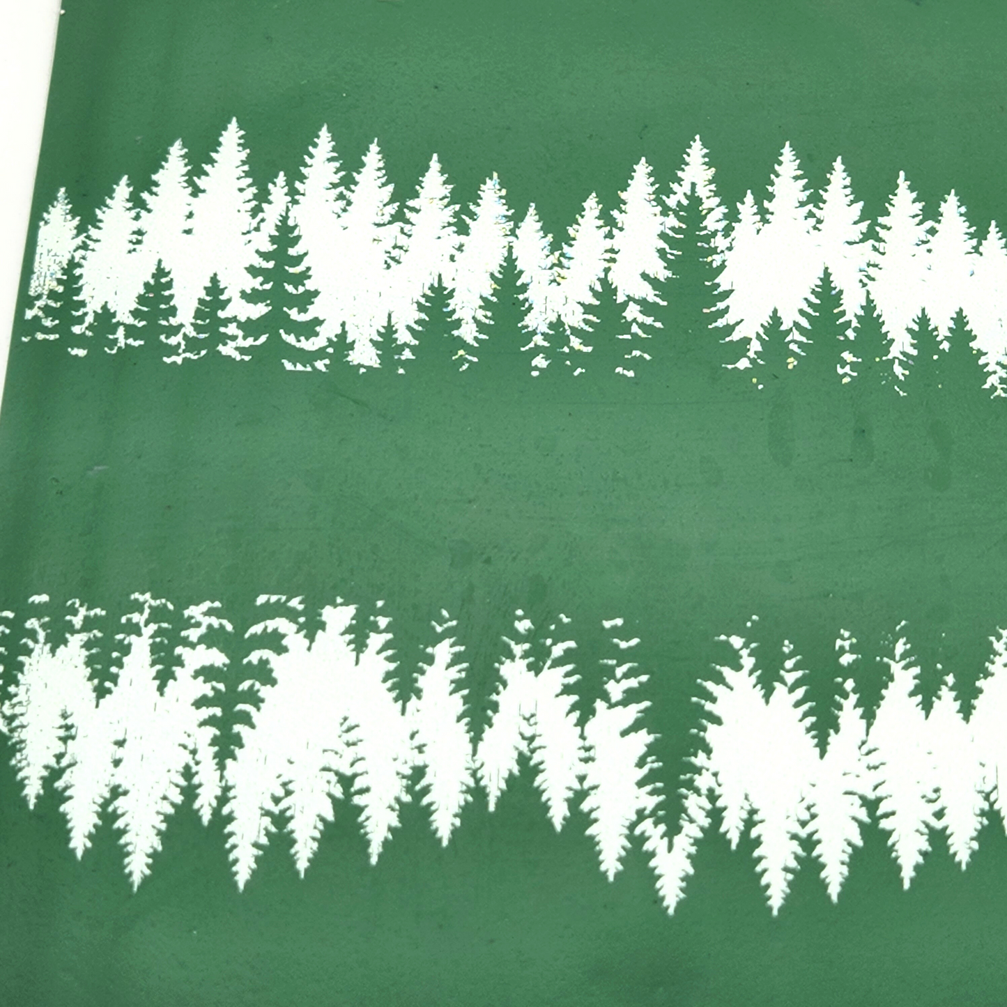 Forrest Tree Design Pattern Silkscreen Stencil Details for Polymer Clay Tools and Supplies