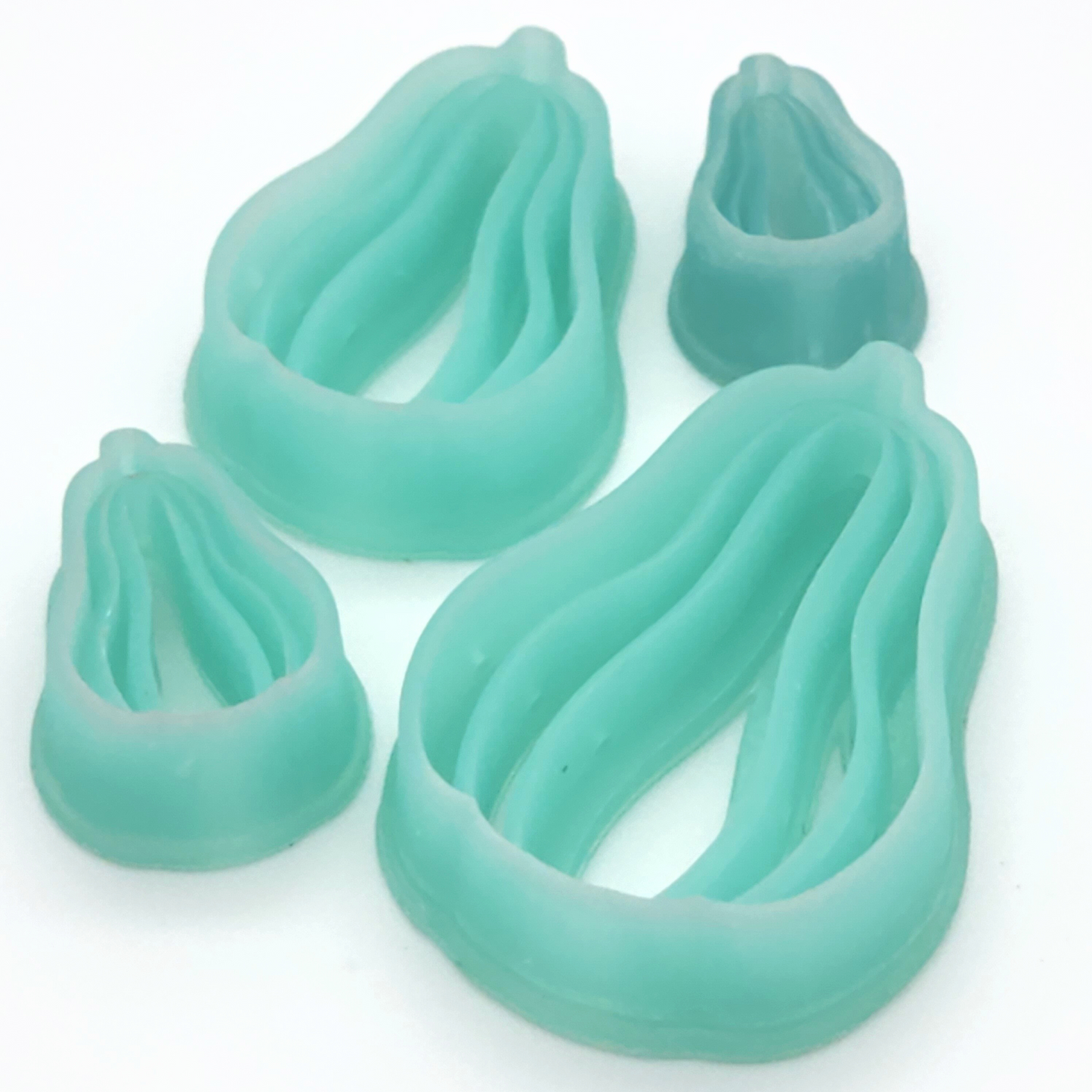 3D Printed Resin Fall Autumn Gourd Pumpkin Squash Shape Polymer Clay Sharp Edge Cutter