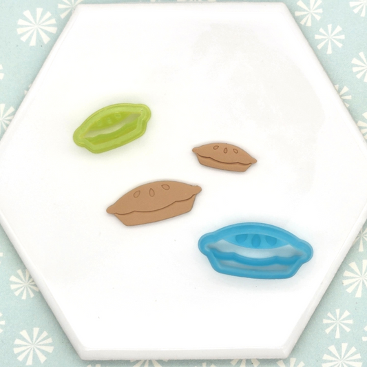 Fall Autumn Pie Polymer Clay Cutter