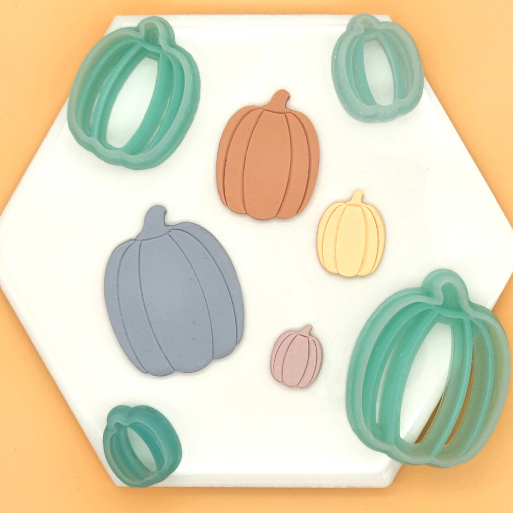 Fall Autumn Tall Gourd Pumpkin Squash Polymer Clay Cutter