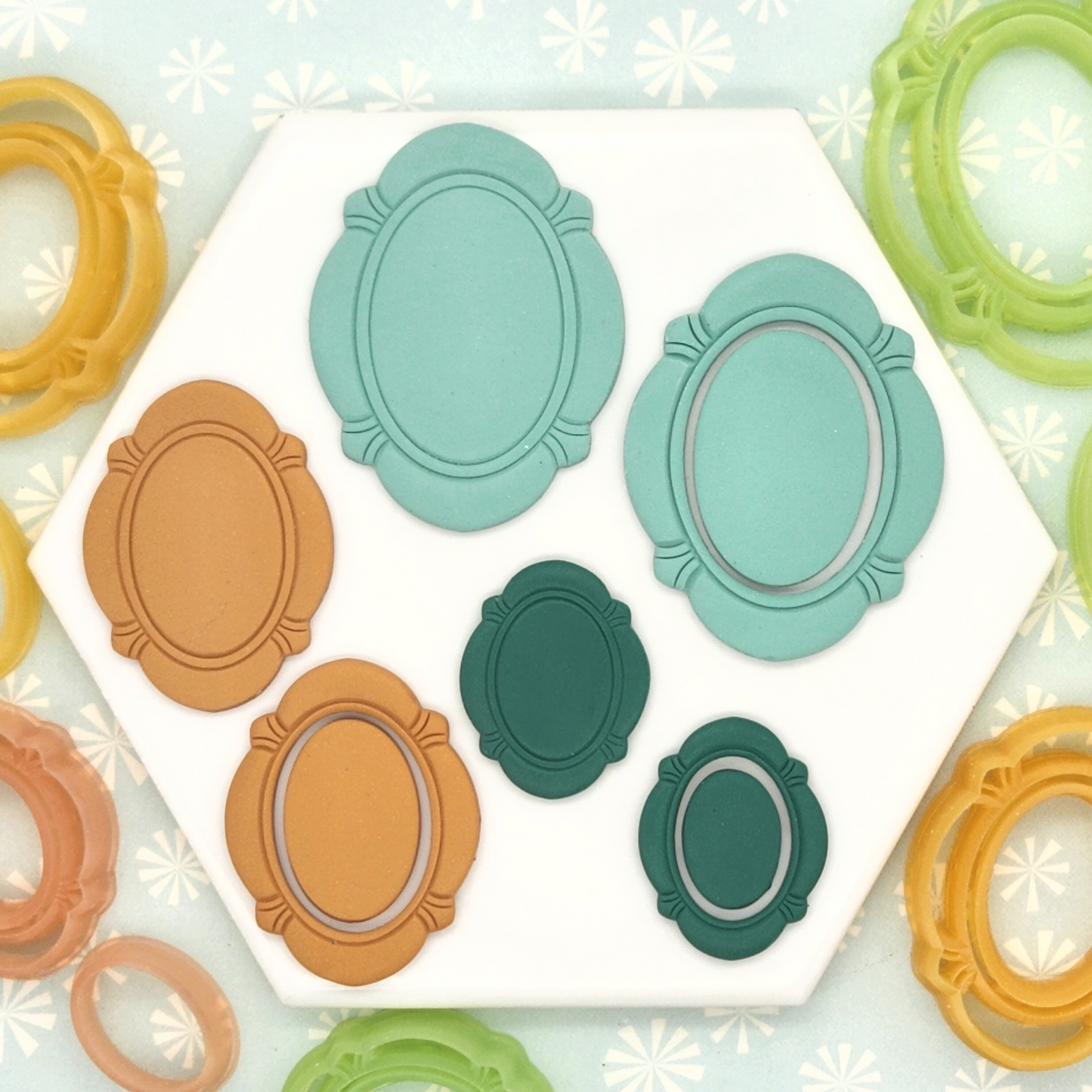 Elsa Amulet Basic Shape Polymer Clay Cutter Set