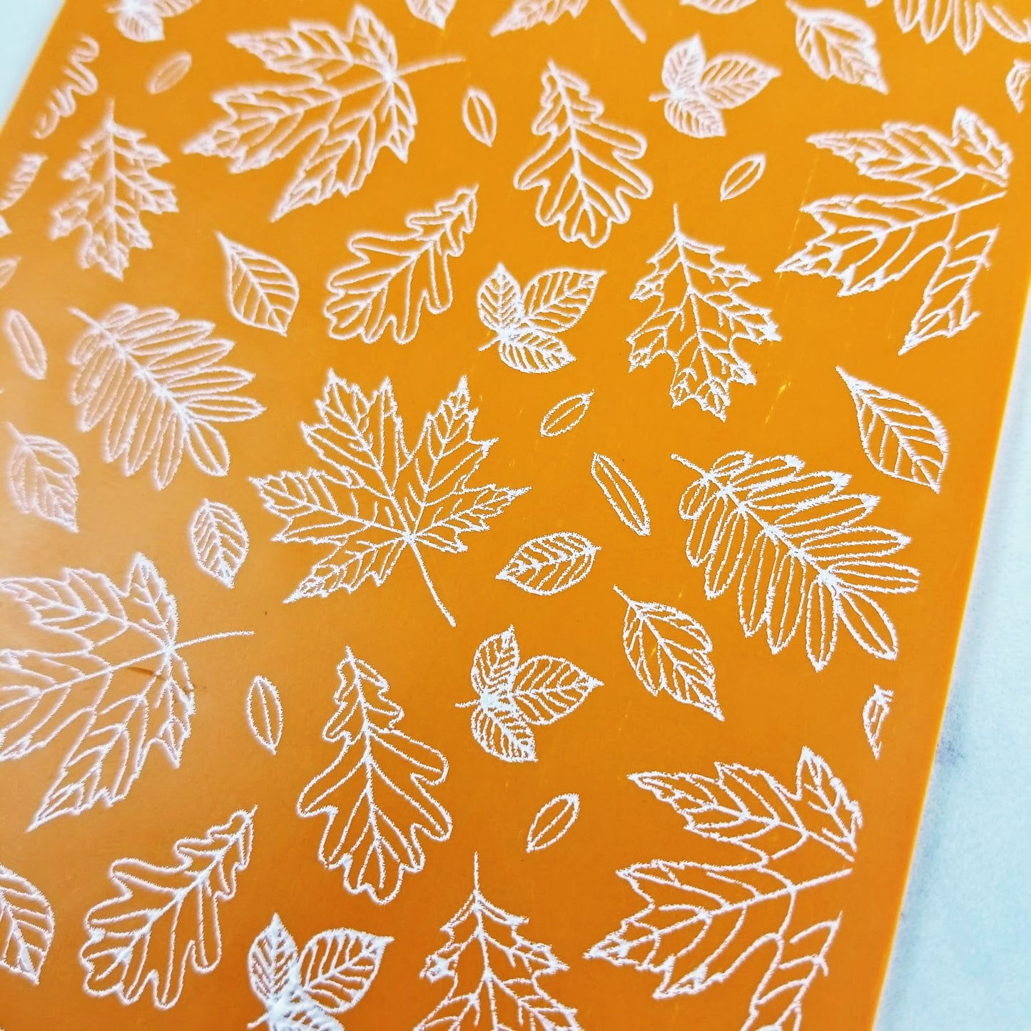 Autumn Leaves Silk Screen