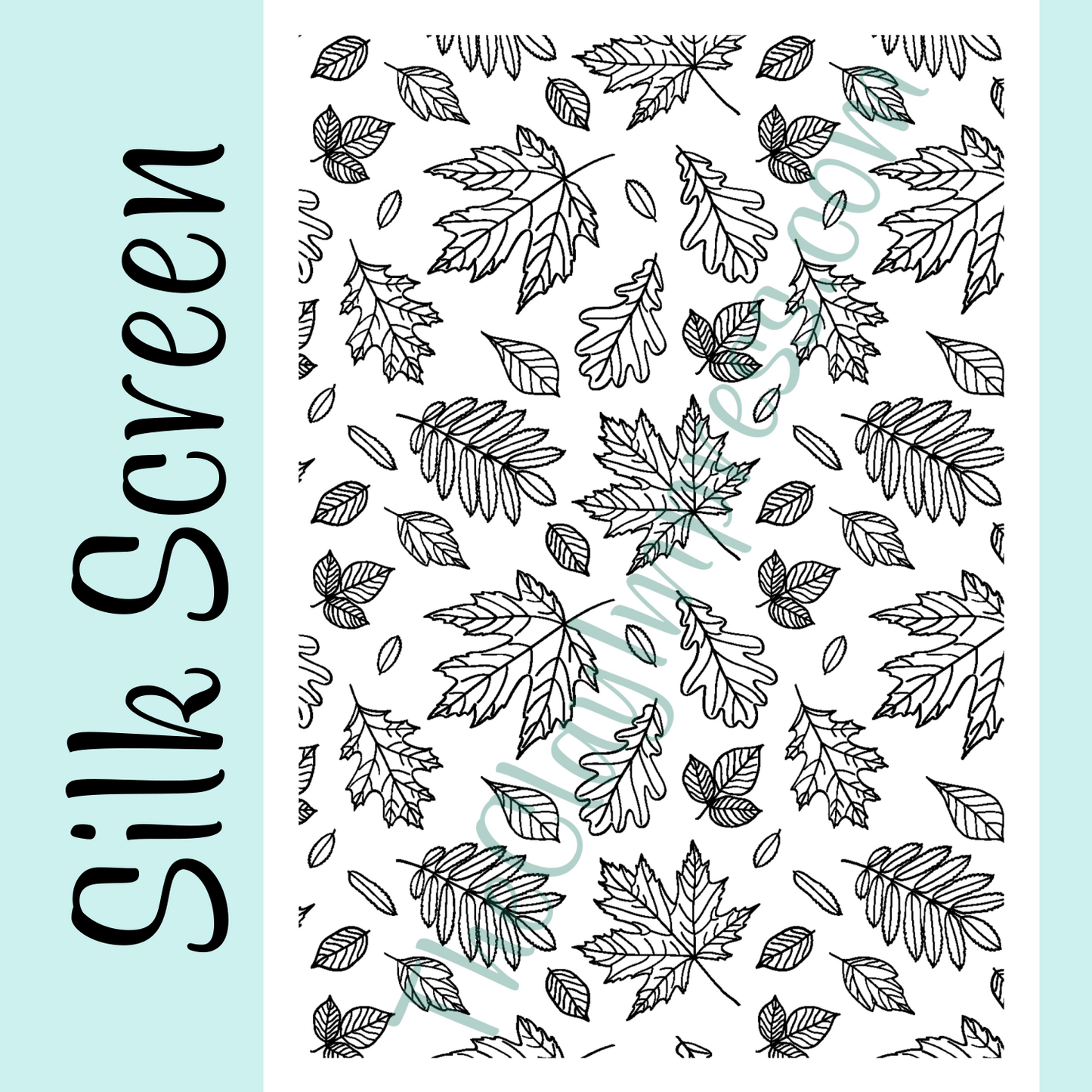 Autumn Leaves Silk Screen