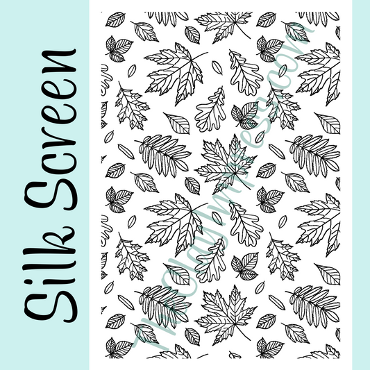Autumn Leaves Silk Screen