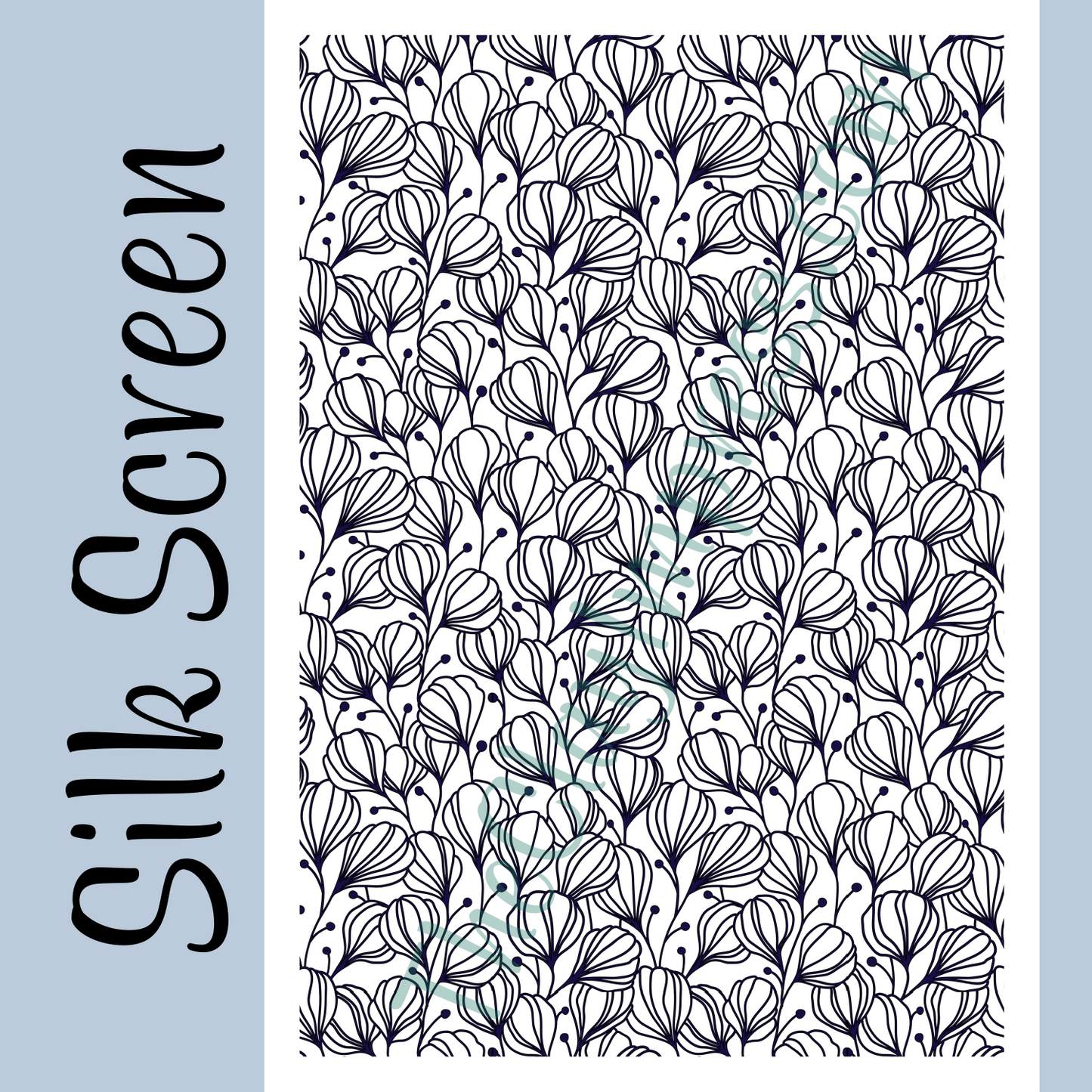 Bevy of Buds Silk Screen