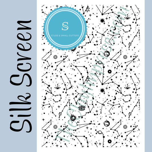 Boho Constellations Silk Screen
