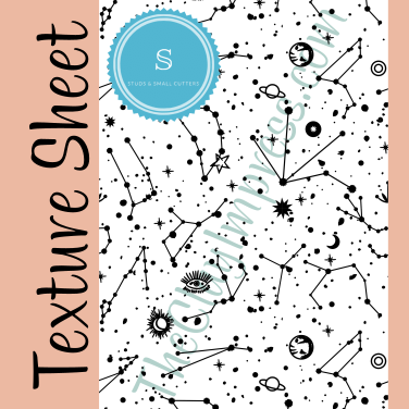 Boho Constellations Texture Sheet