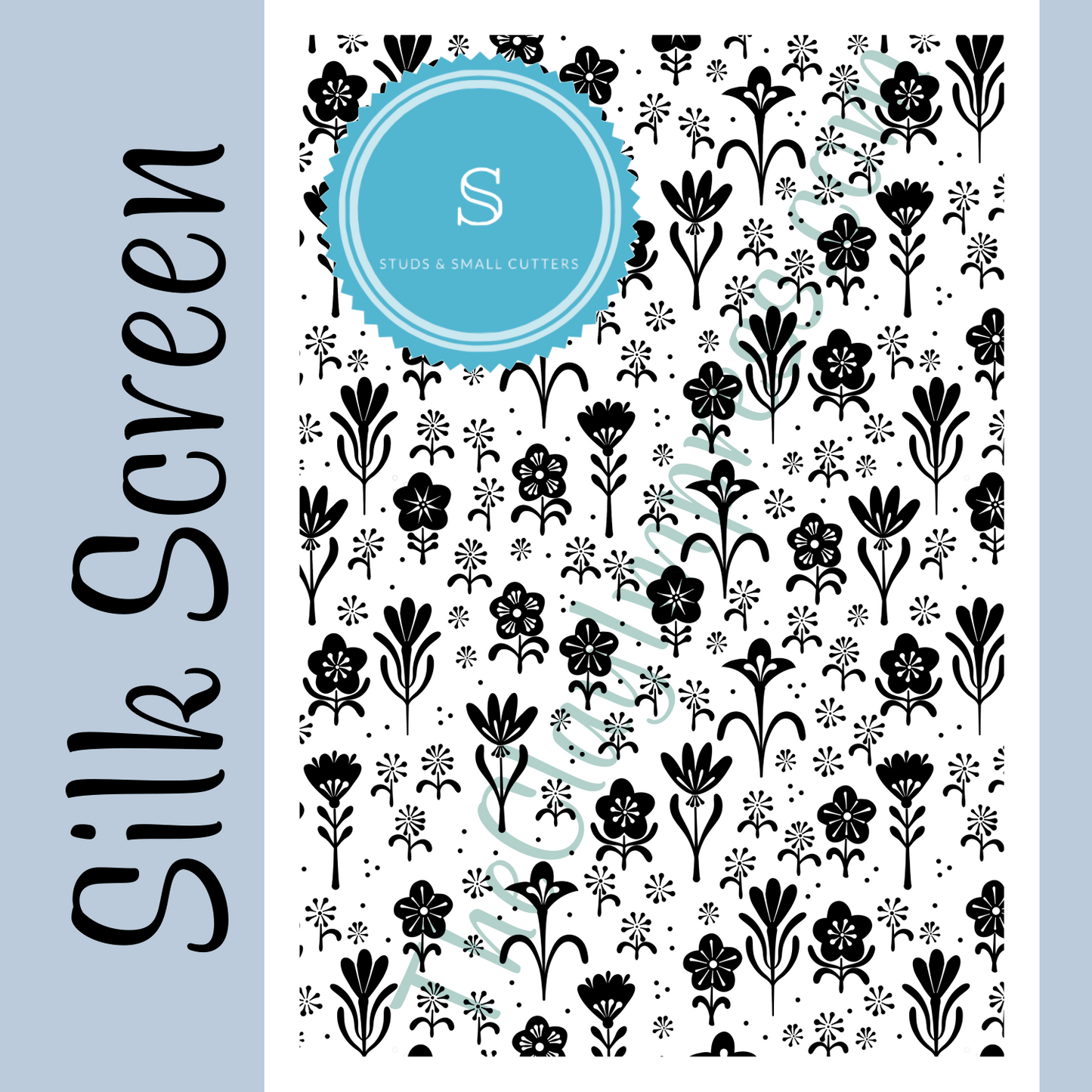 Boho Meadow Silk Screen