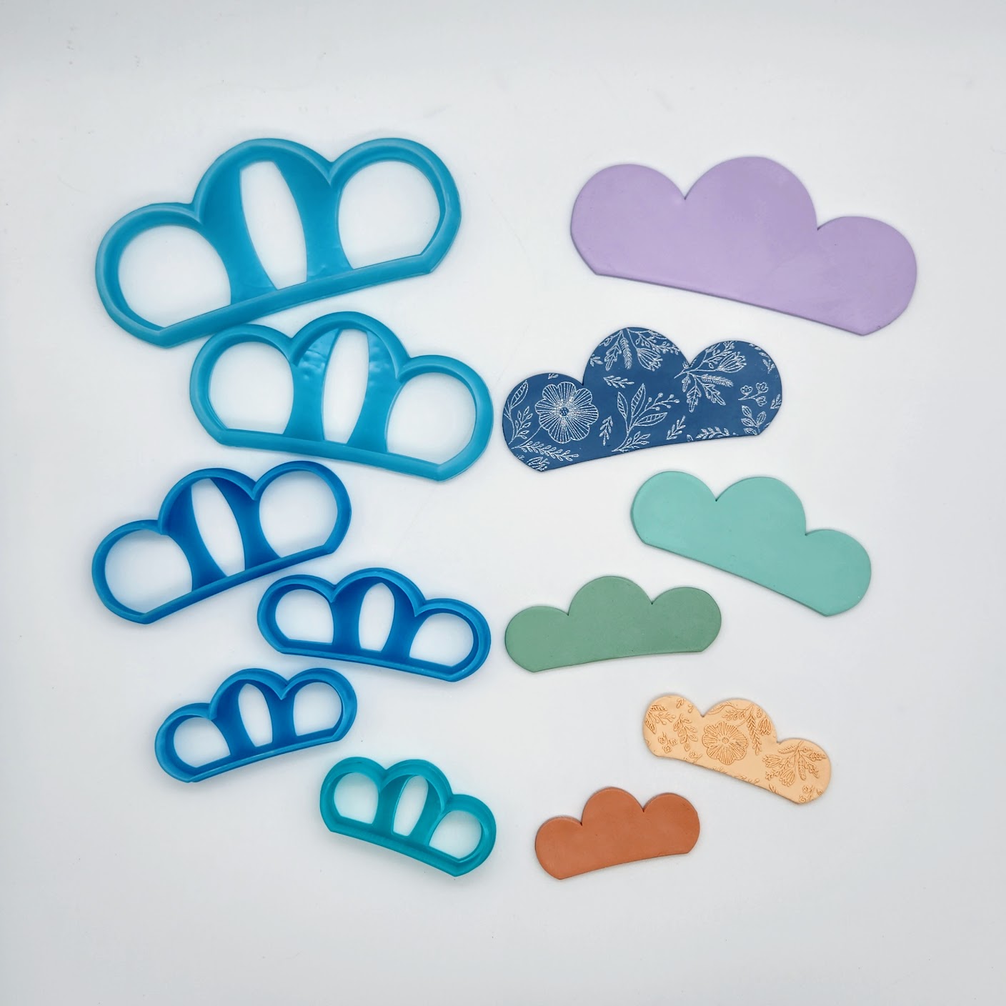 Crown Shape Polymer Clay Barrette Cutters