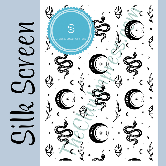 Celestial Serpents Silk Screen