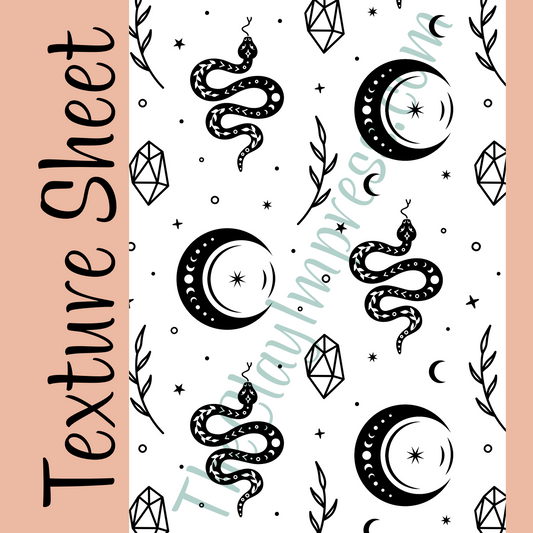 Celestial Serpents Texture Sheet