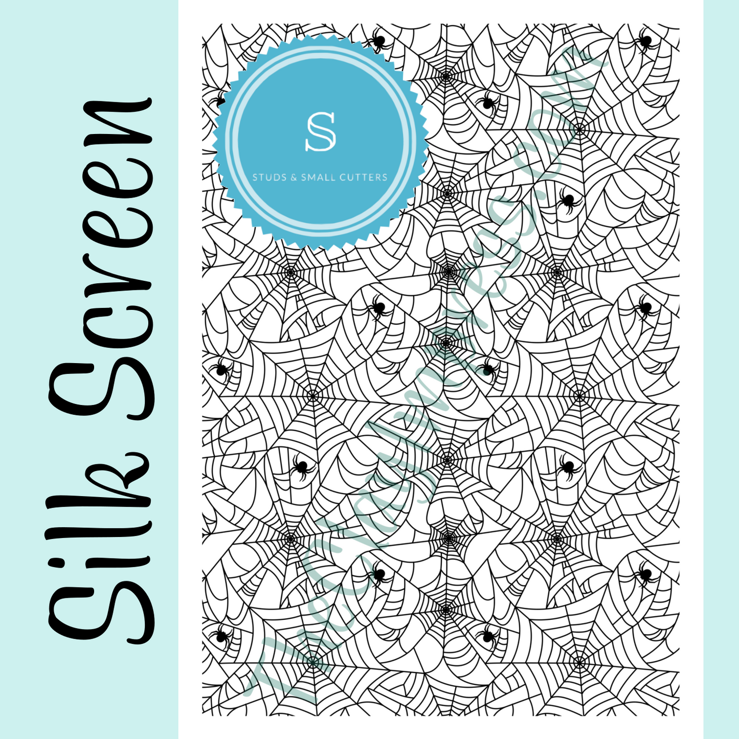 Spider Webs Polymer Clay Silk Screen