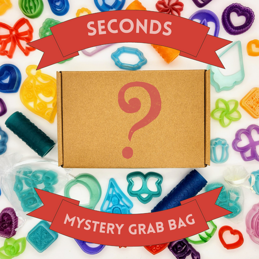 Grab Bag of Seconds Cutters and Texture Rollers