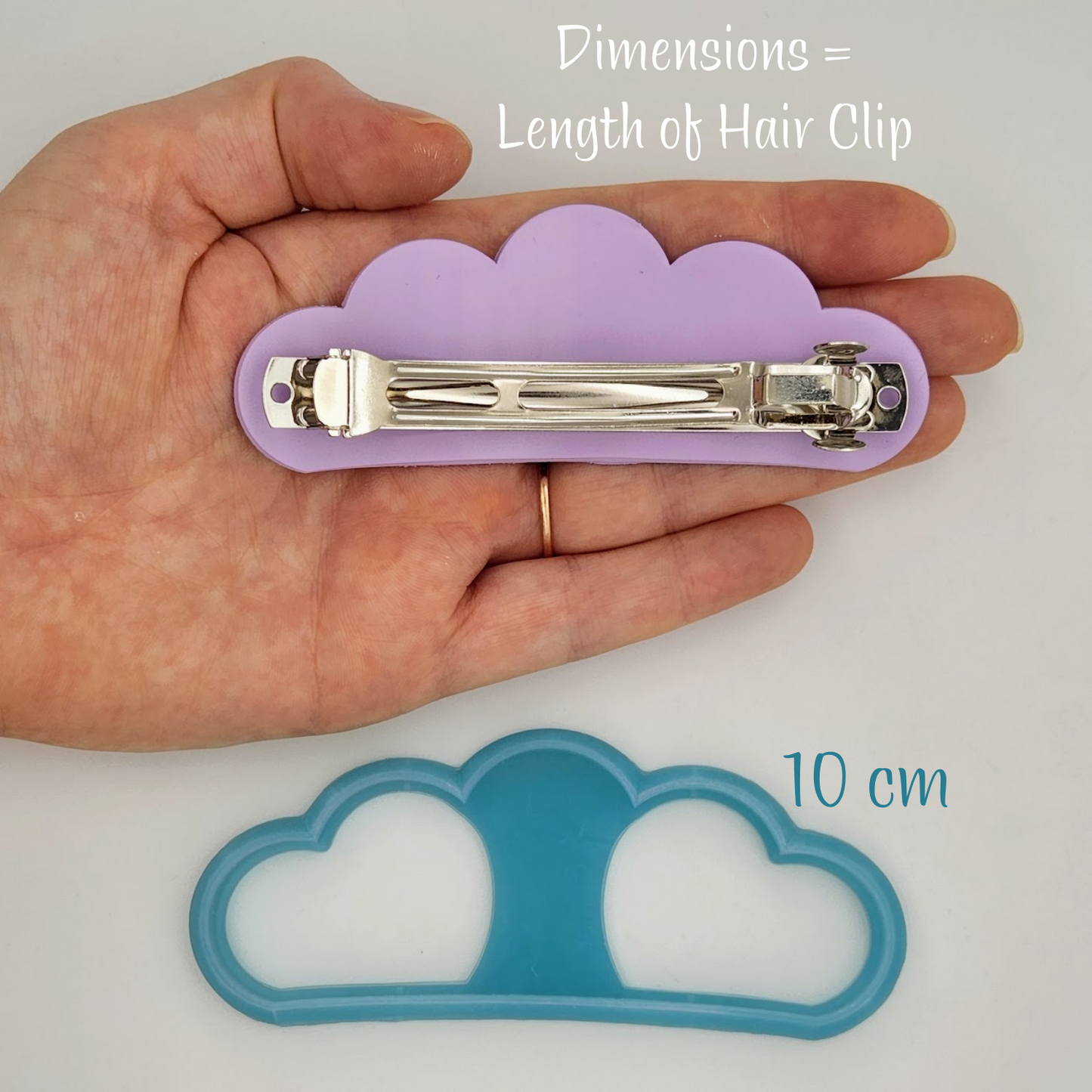 Crown Shape Polymer Clay Barrette Cutters
