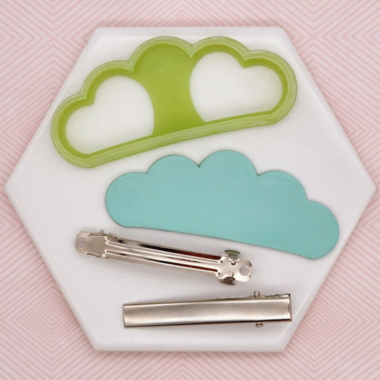 Crown Shape Polymer Clay Barrette Cutters