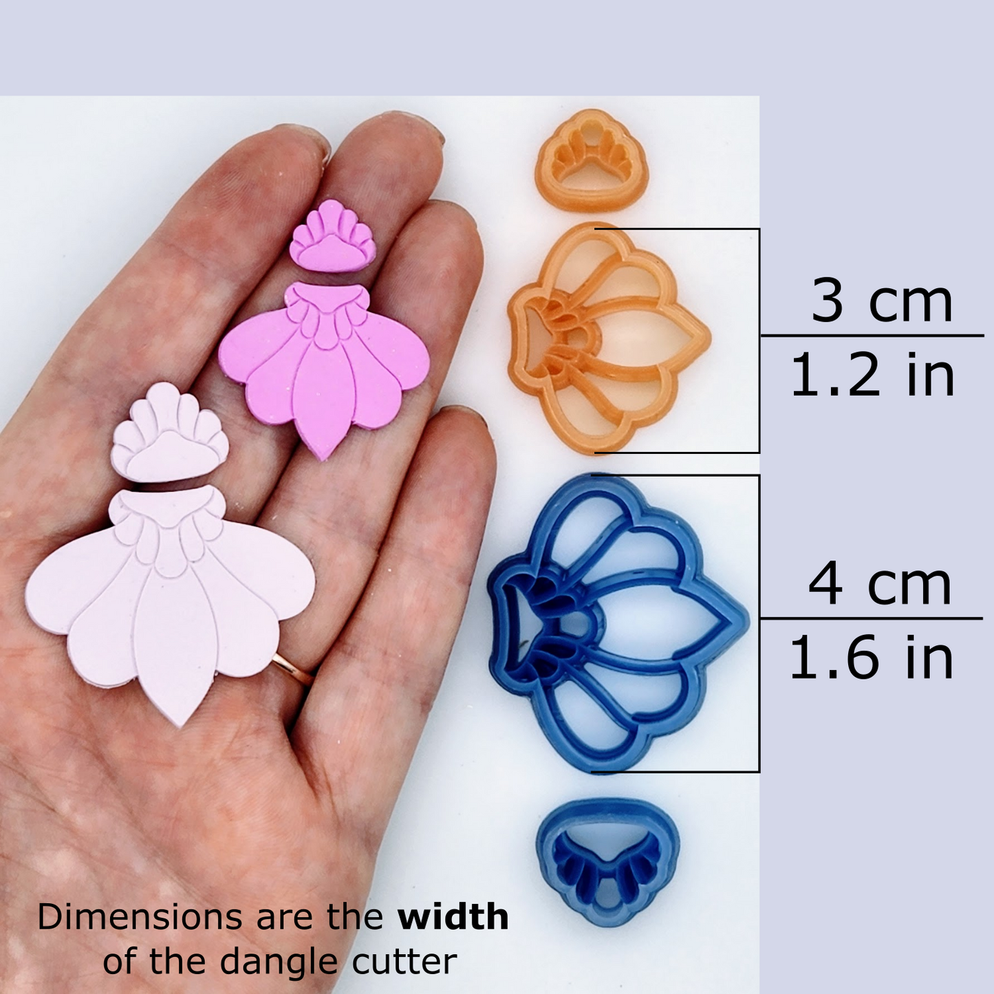 Fancy Flower Polymer Clay Cutter Set