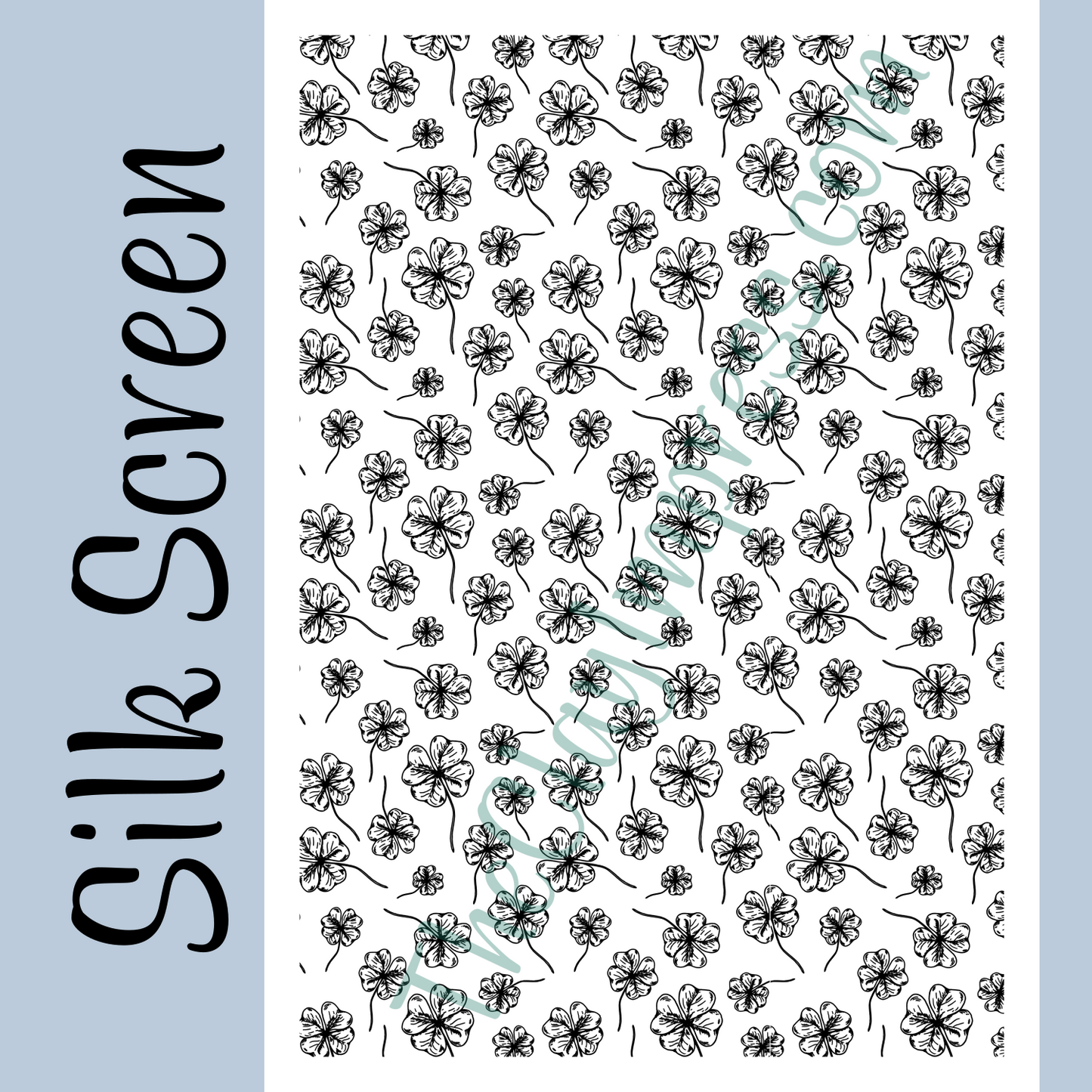 Four-Leaf Clover Silk Screen