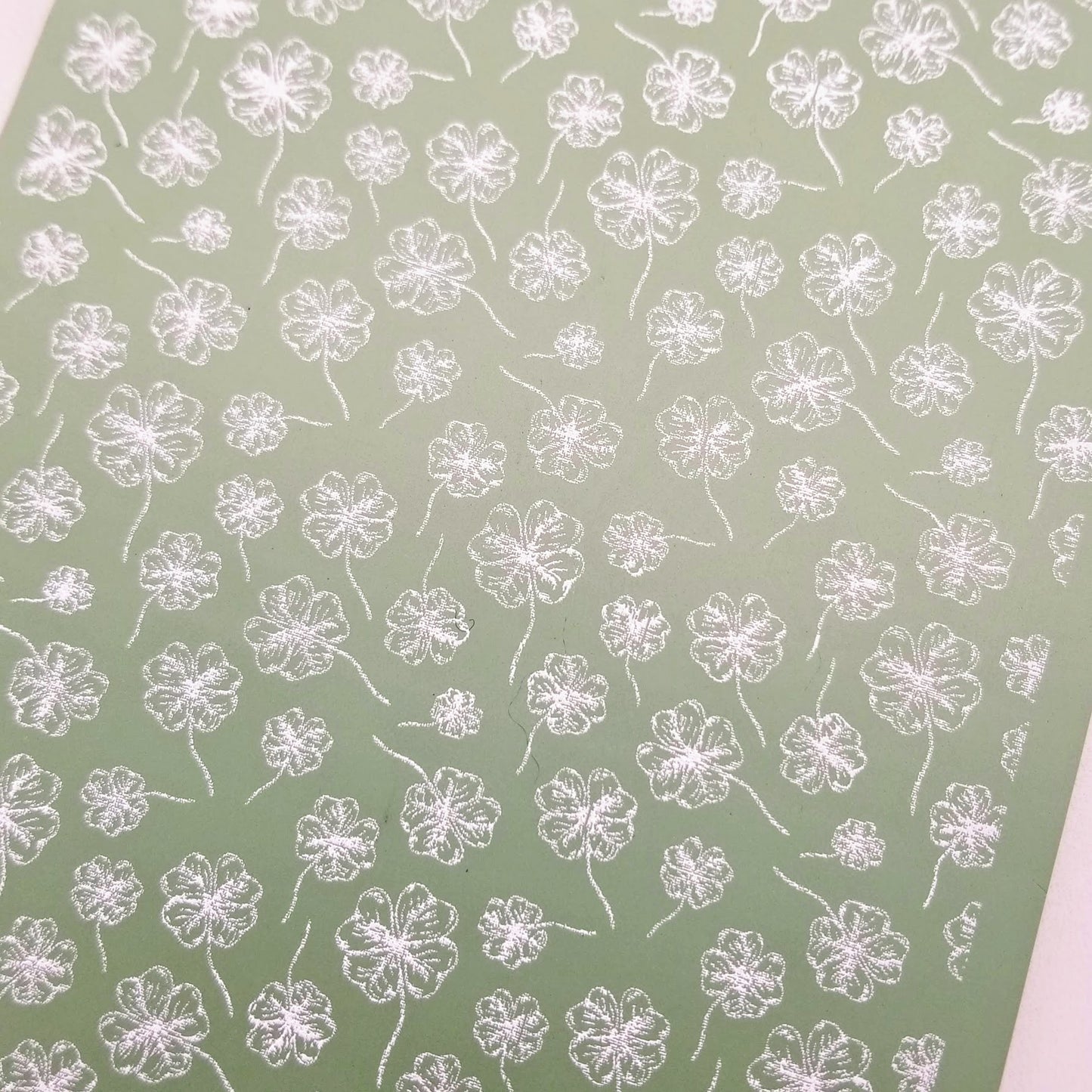 Four-Leaf Clover Silk Screen