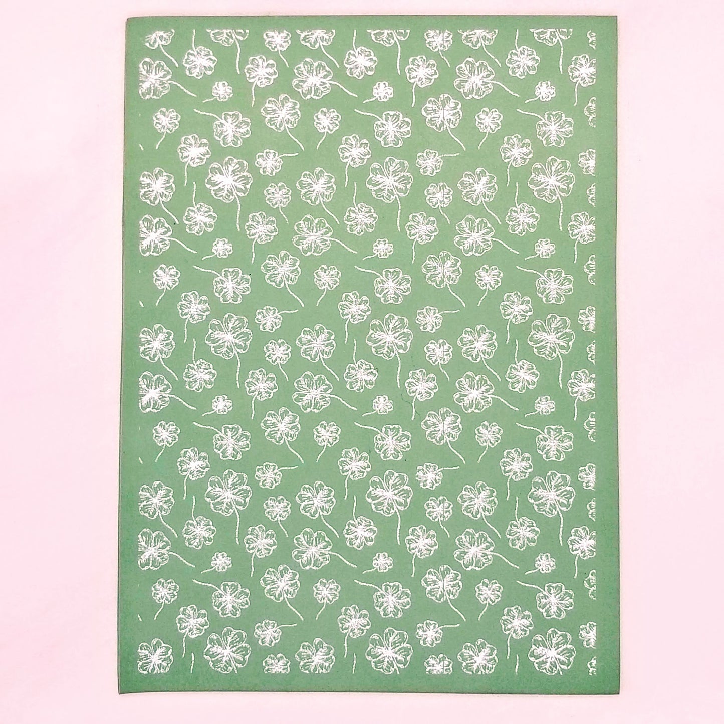 Four-Leaf Clover Silk Screen