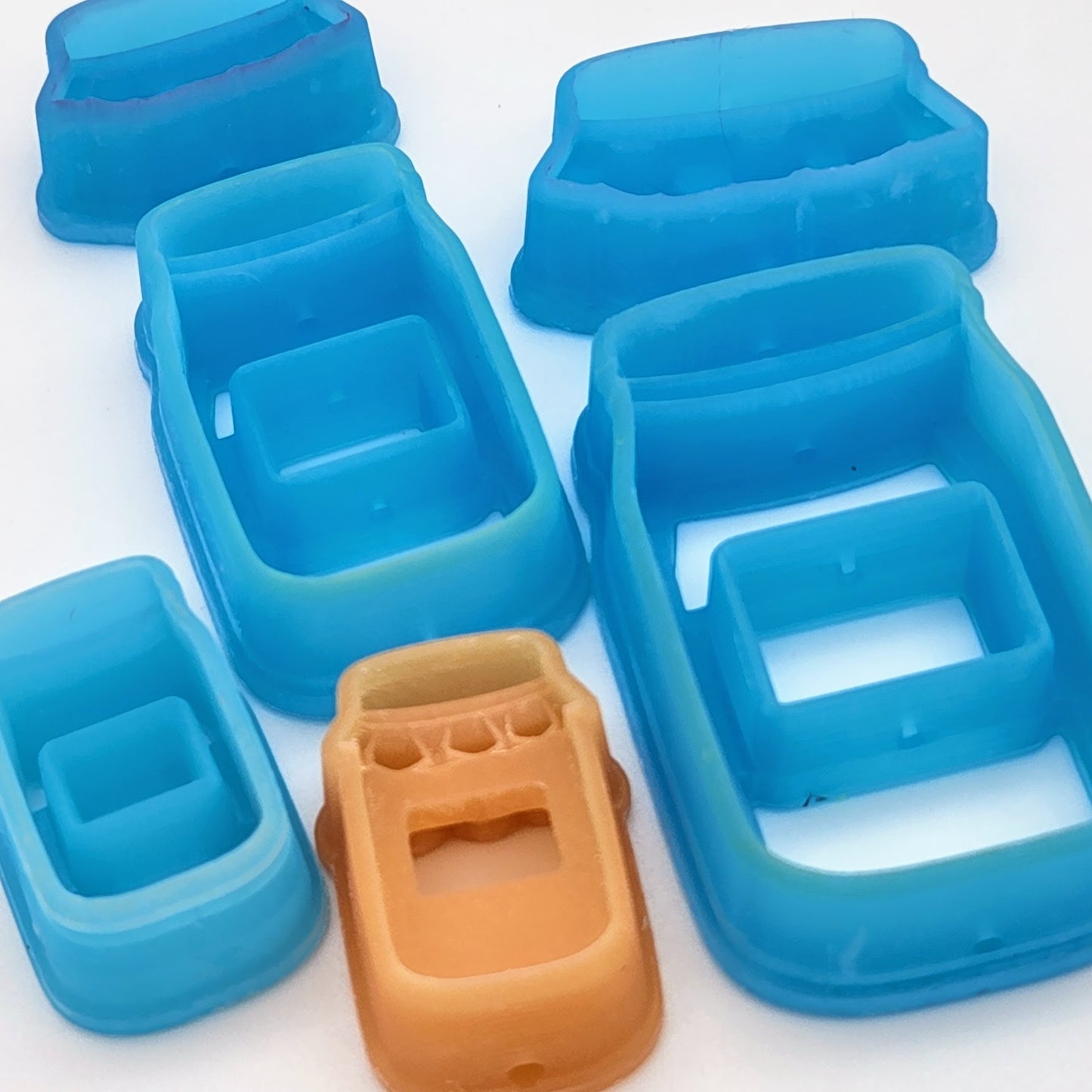 3d printed sharp edge resin jar and jam polymer clay cutter, clay tools and supplies for jewelry and earring making