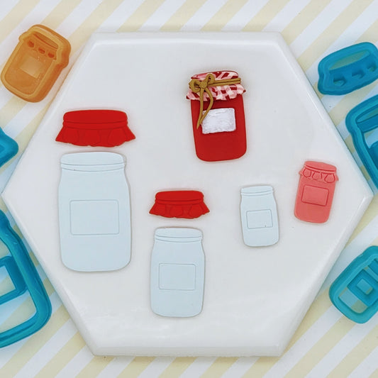 Mason Jar polymer clay cutter for jewelry and earring making