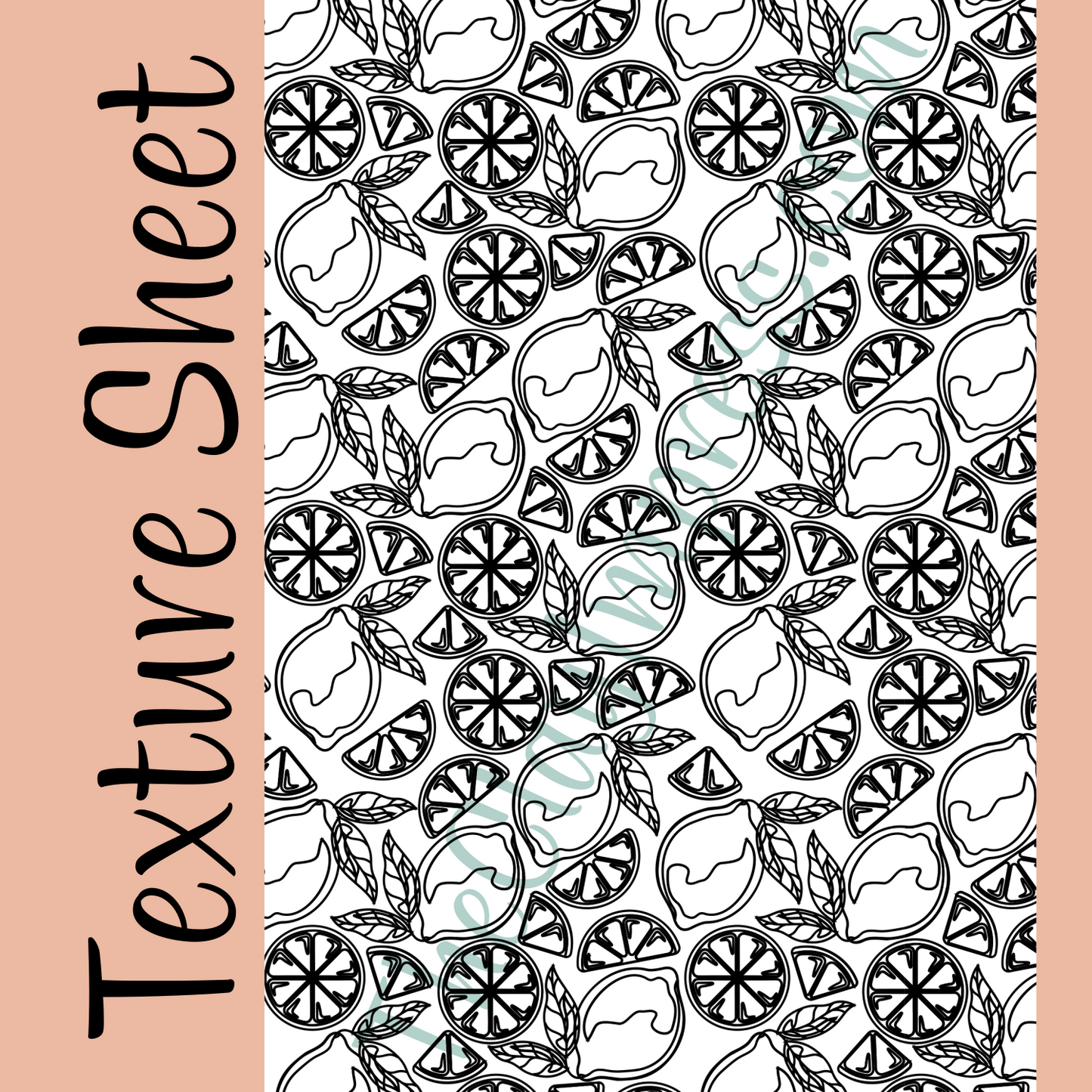 Just Lemons Texture Sheet