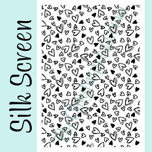 Love Doodles Silk Screen