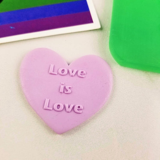 Love is Love Embossing and Debossing Tile