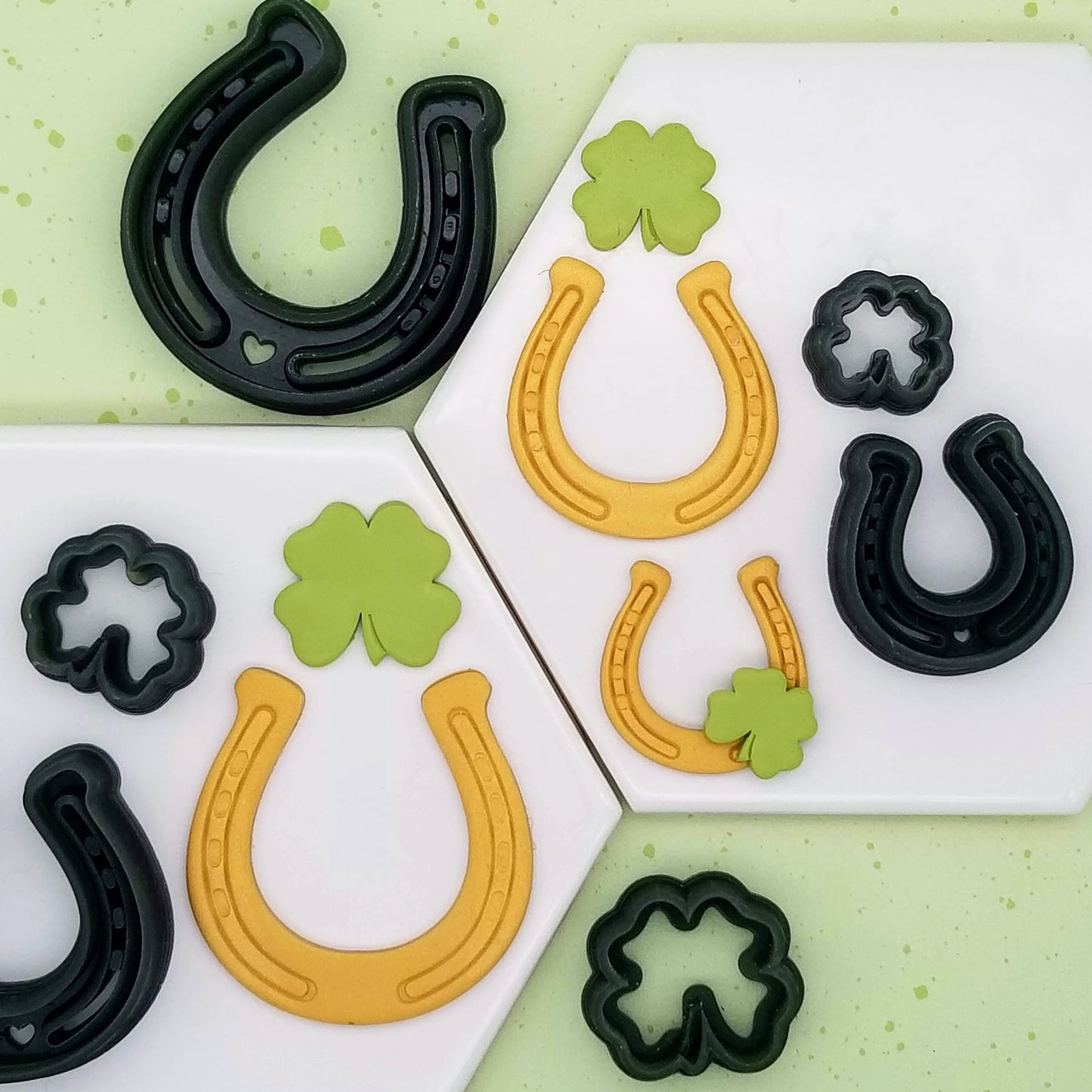 Lucky Horseshoe & Clover