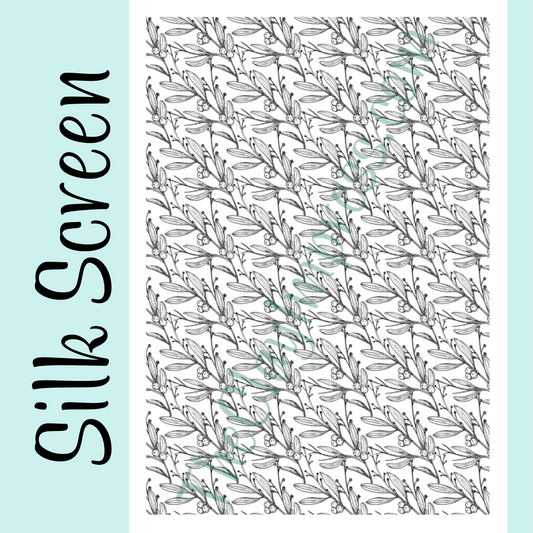 Merry Mistletoe Silk Screen