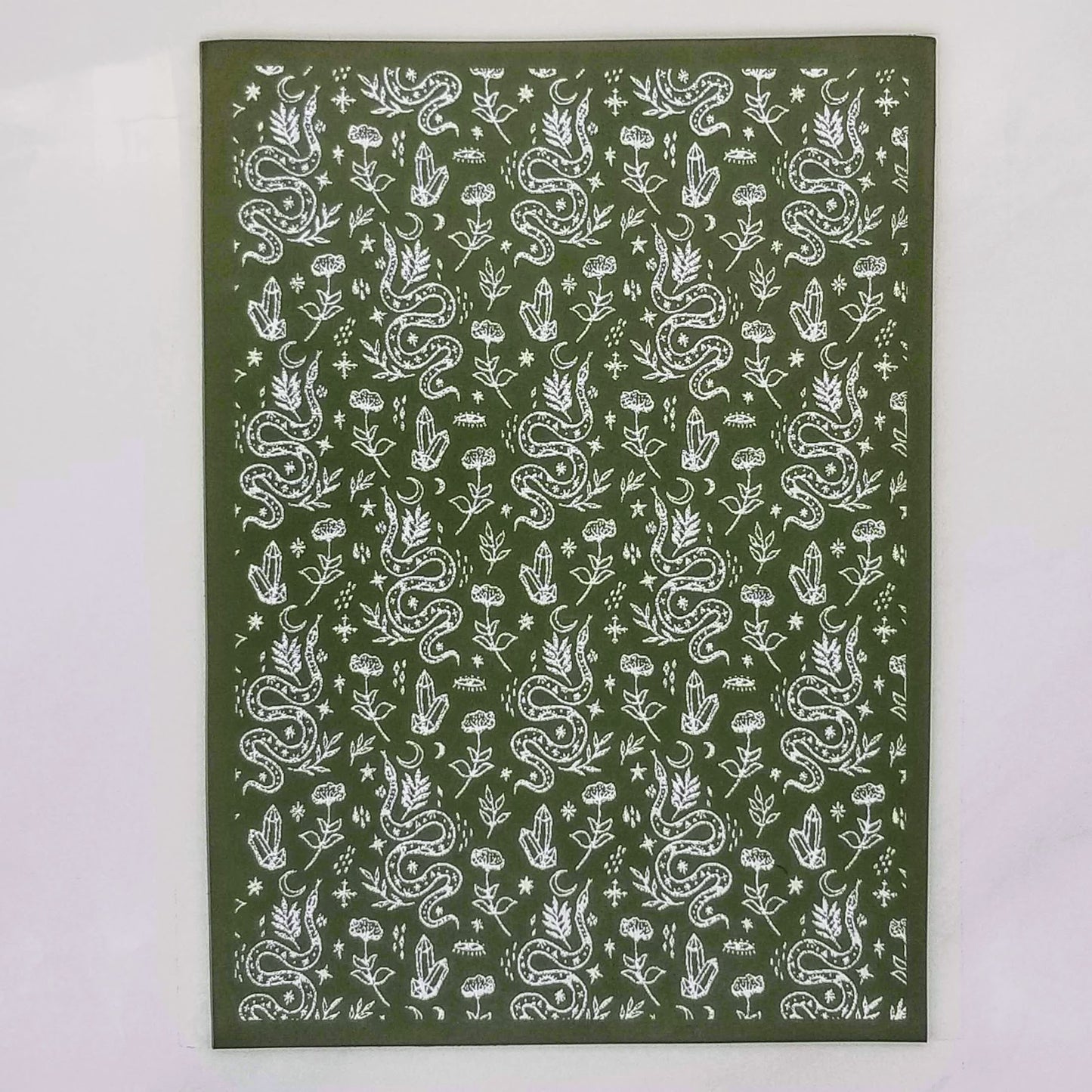 Mystical Serpents Silk Screen