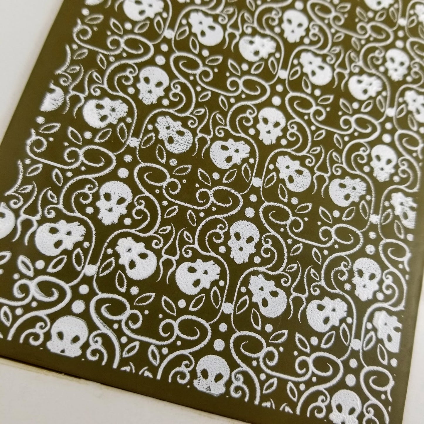 Ornate Skulls Silk Screen