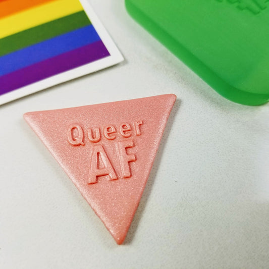 Queer AF Embossing and Debossing Tile