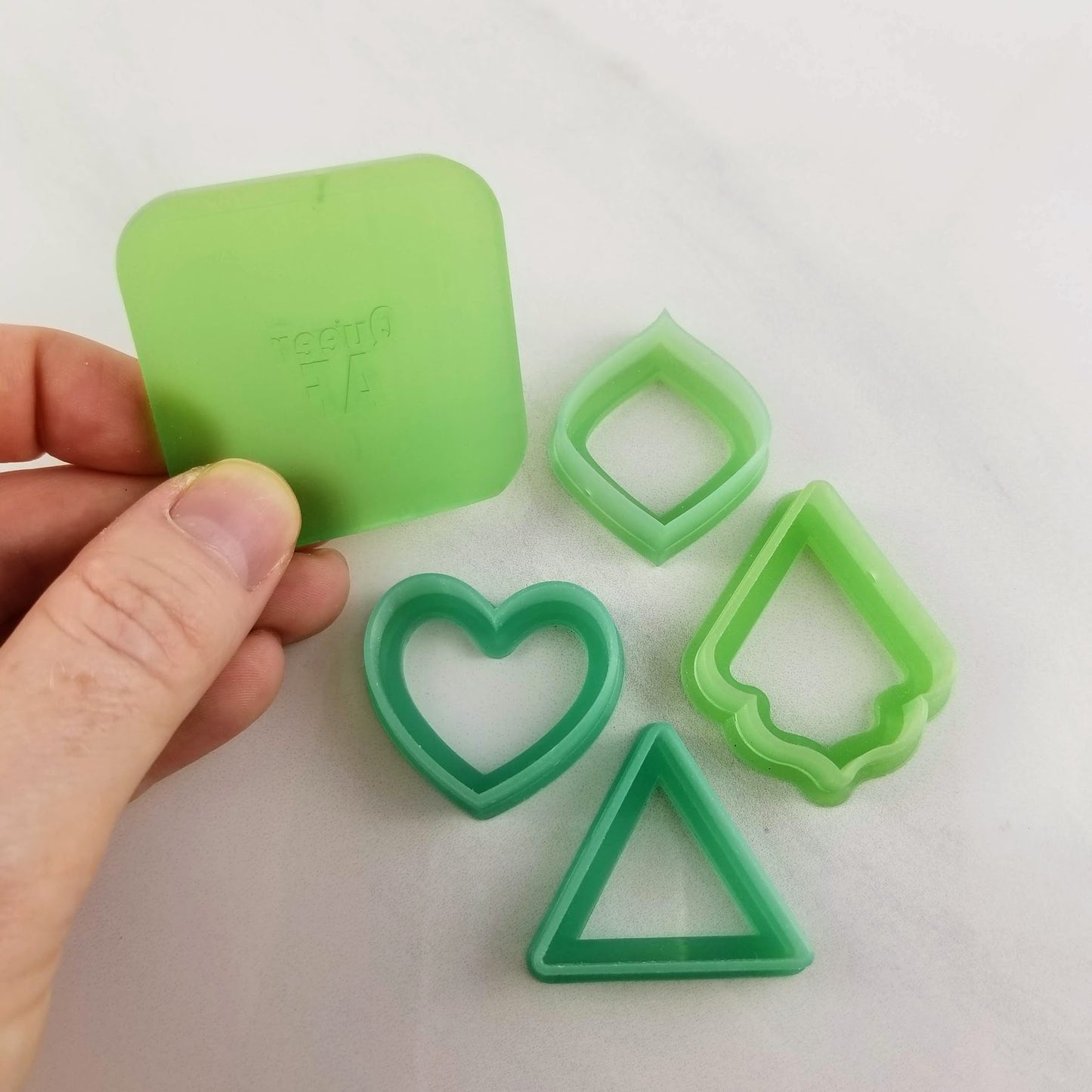 Queer AF Embossing and Debossing Tile
