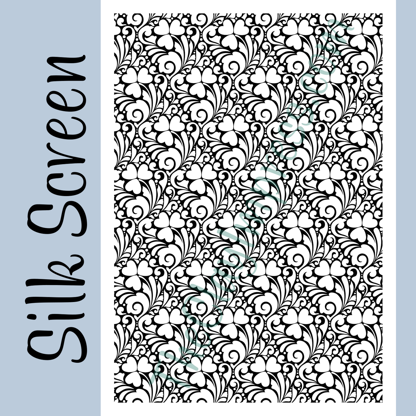 Shamrock Swirls Silk Screen