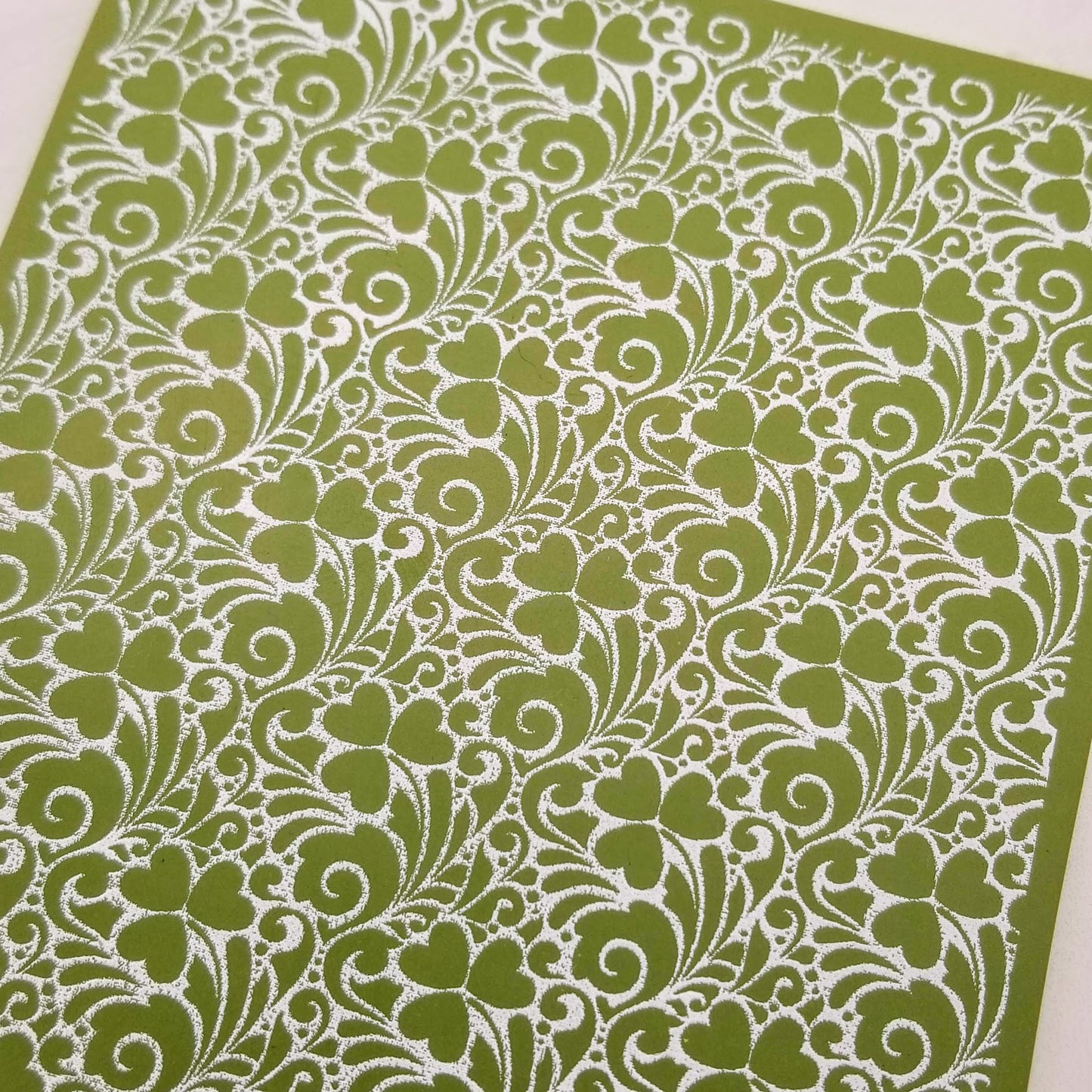 Shamrock Swirls Silk Screen