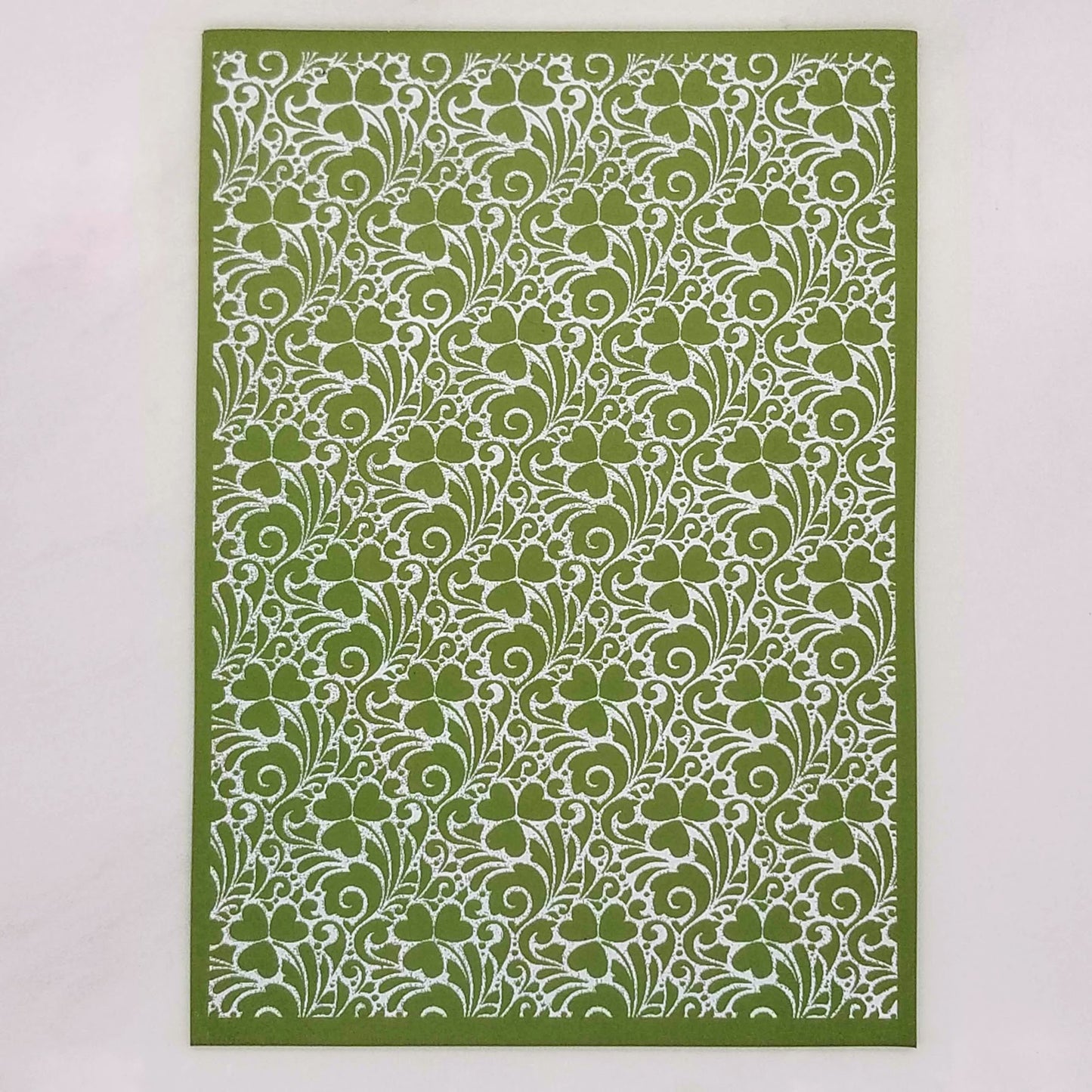 Shamrock Swirls Silk Screen